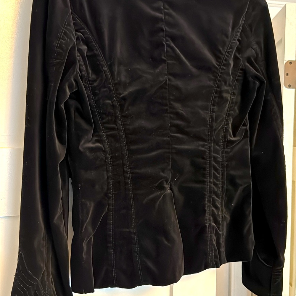 Foxy Jean Velour Fitted Blazer